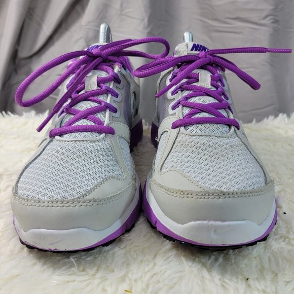Nike Lunar Forever 2 Training Running Sneaker Women's Size 7.5 Gray Purple - Picture 2 of 16